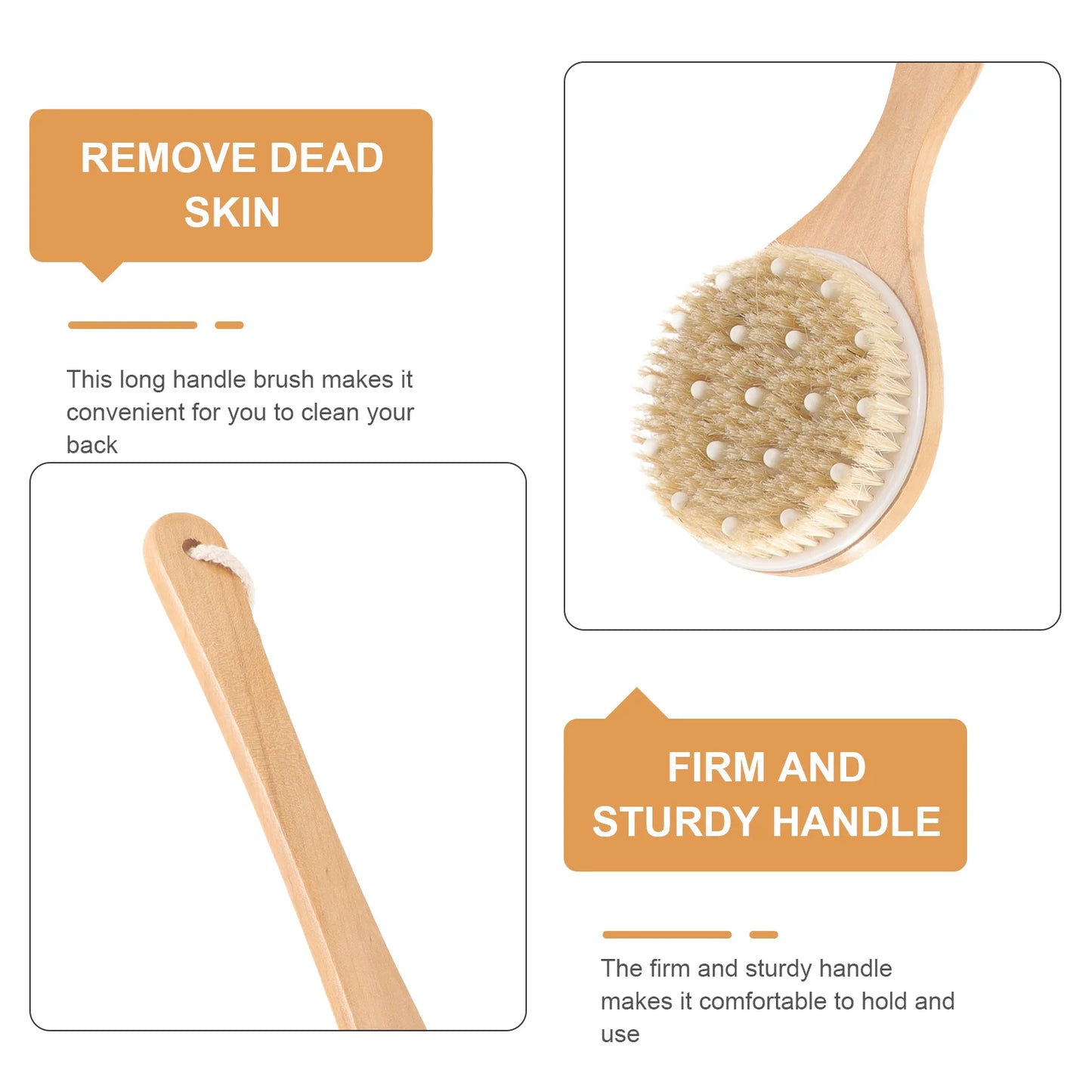 Radiance Revive Wooden Body Brush